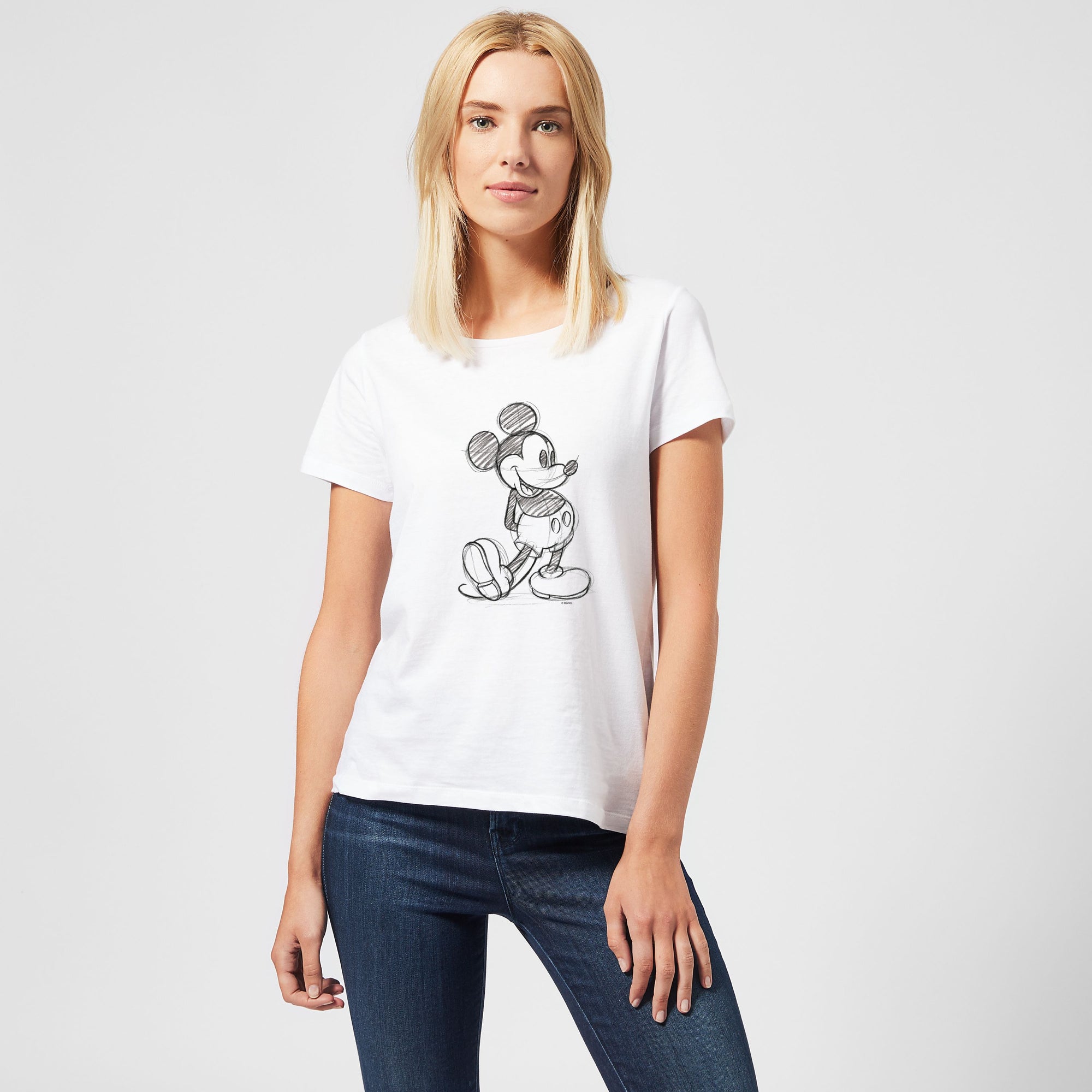 Official Disney Mickey Mouse Sketch Women's T-Shirt