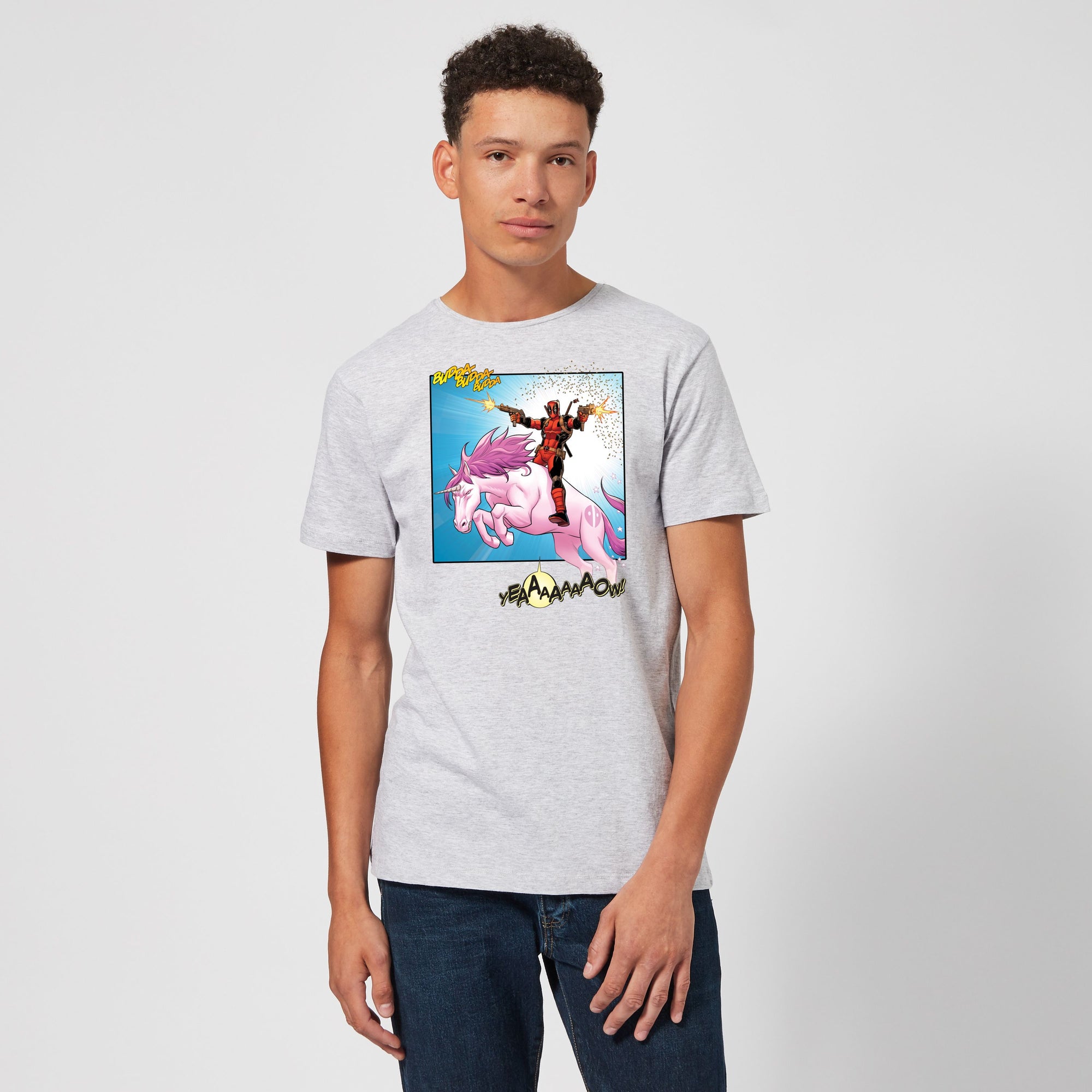 Official Marvel Deadpool Unicorn Battle Unisex T-Shirt