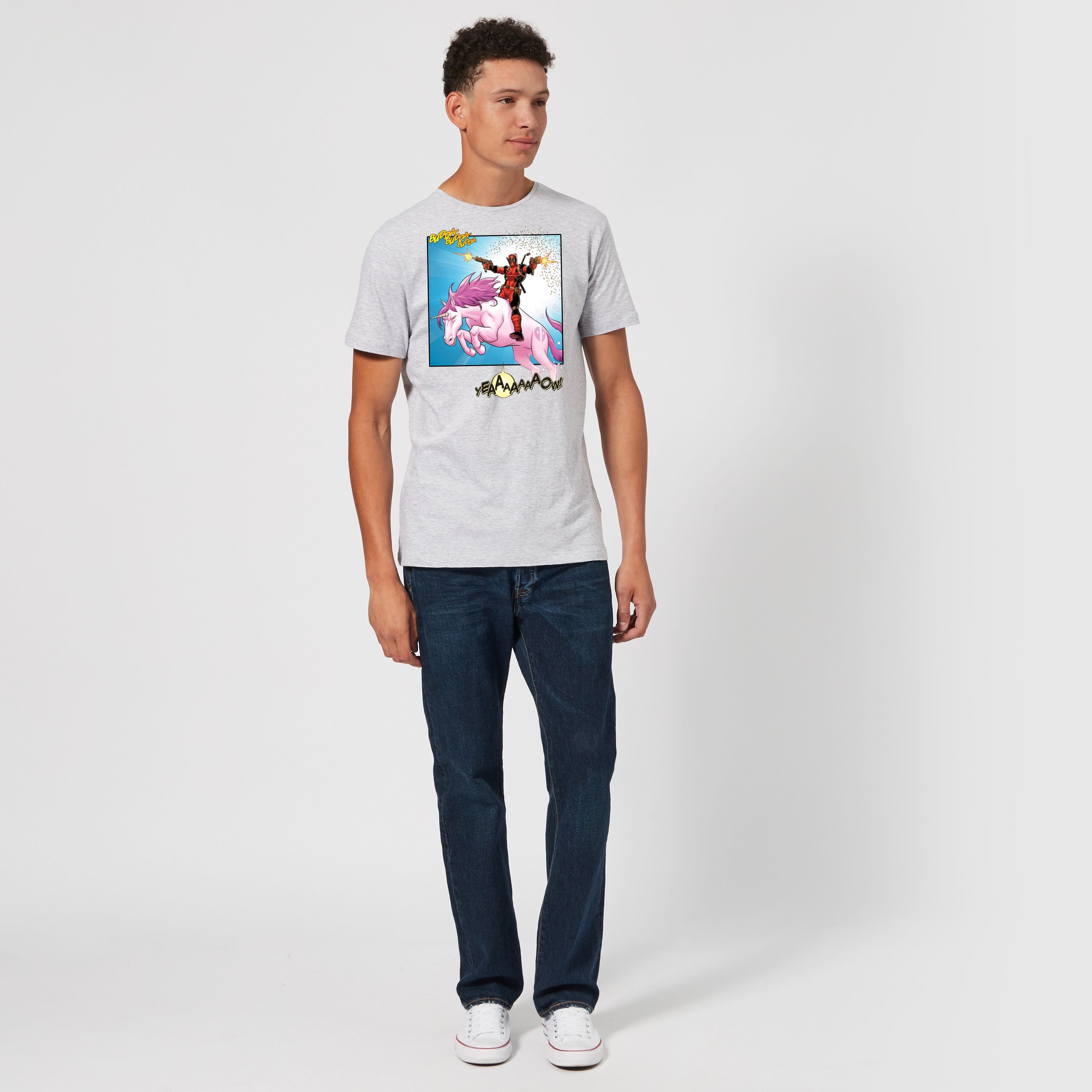 Official Marvel Deadpool Unicorn Battle Unisex T-Shirt