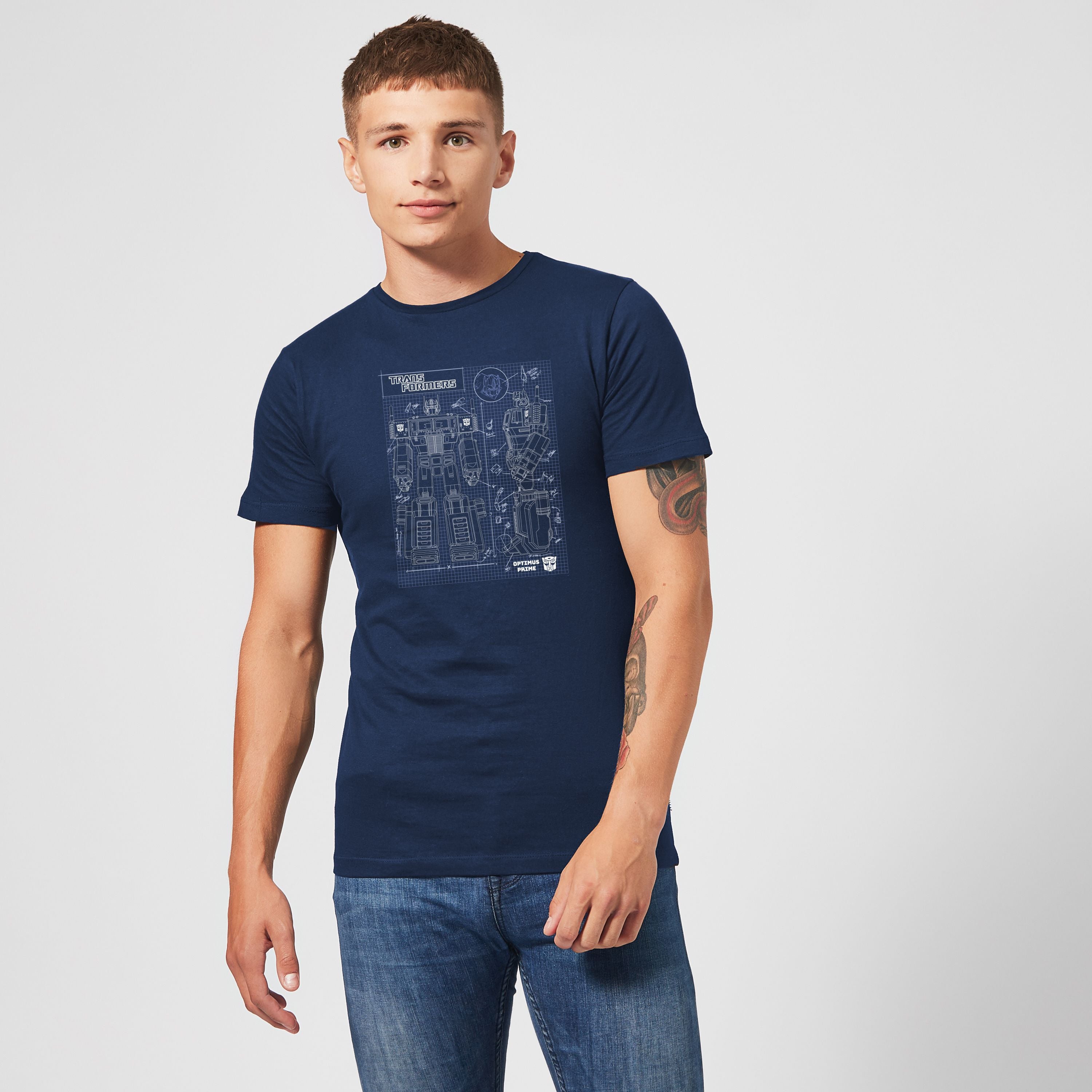 Official Transformers Optimus Prime Schematic Unisex T-Shirt