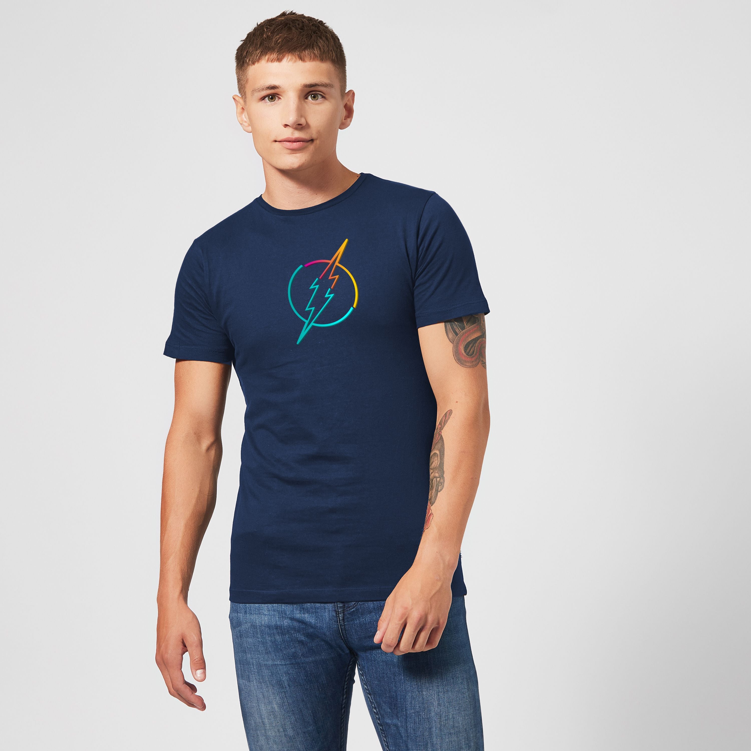Official DC Comics Justice League Neon Flash Unisex T-Shirt
