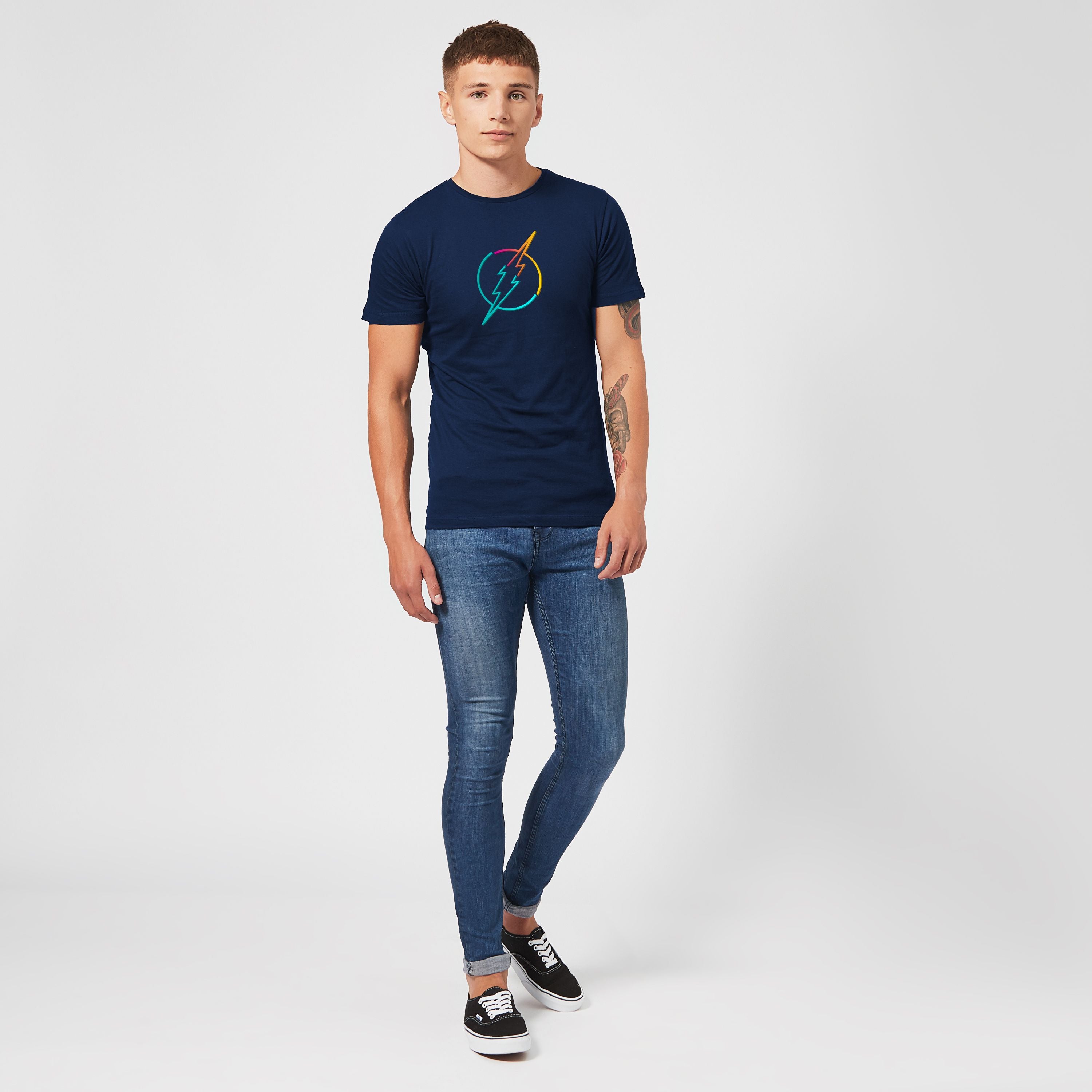 Official DC Comics Justice League Neon Flash Unisex T-Shirt