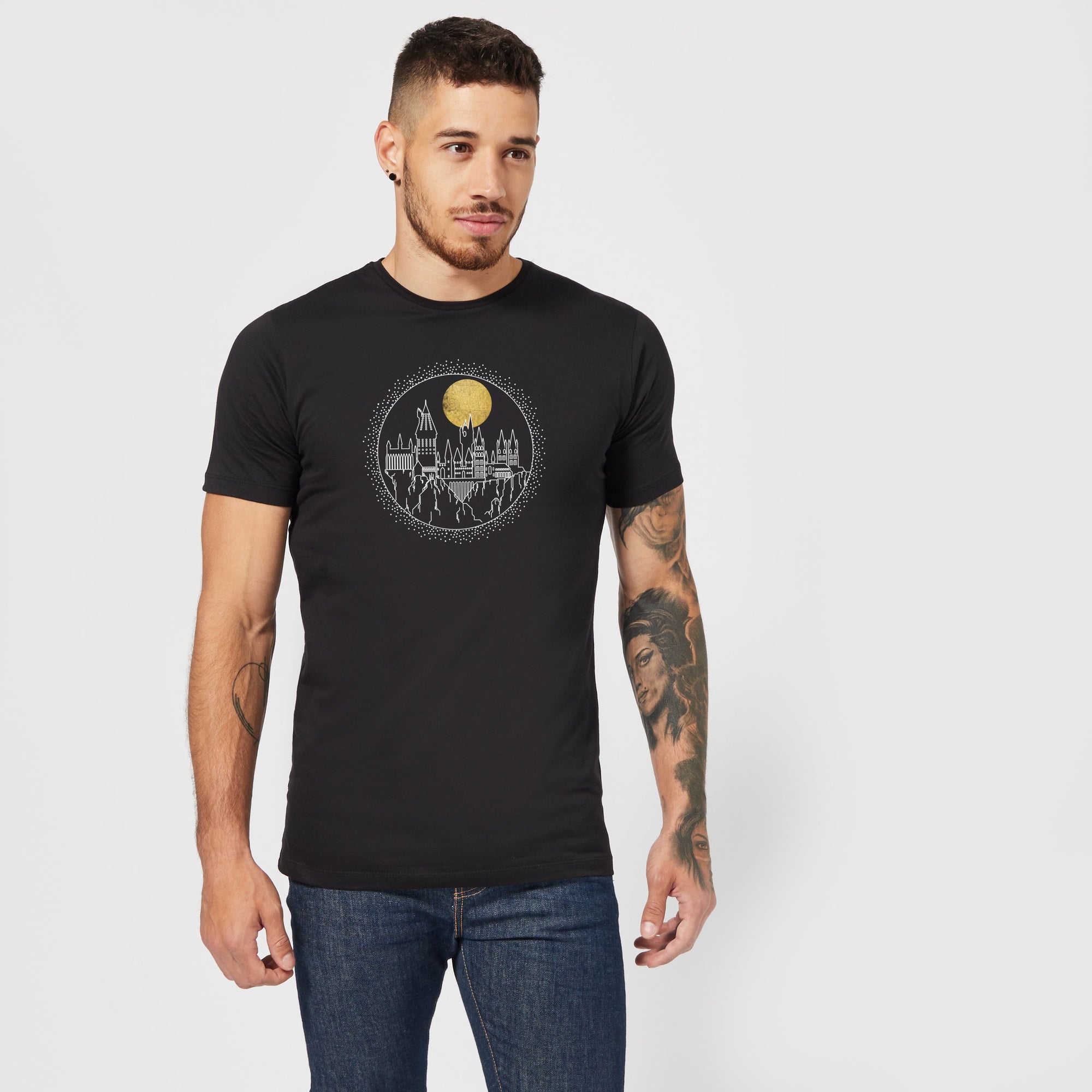 Official Harry Potter Hogwarts Castle Moon Unisex T-Shirt