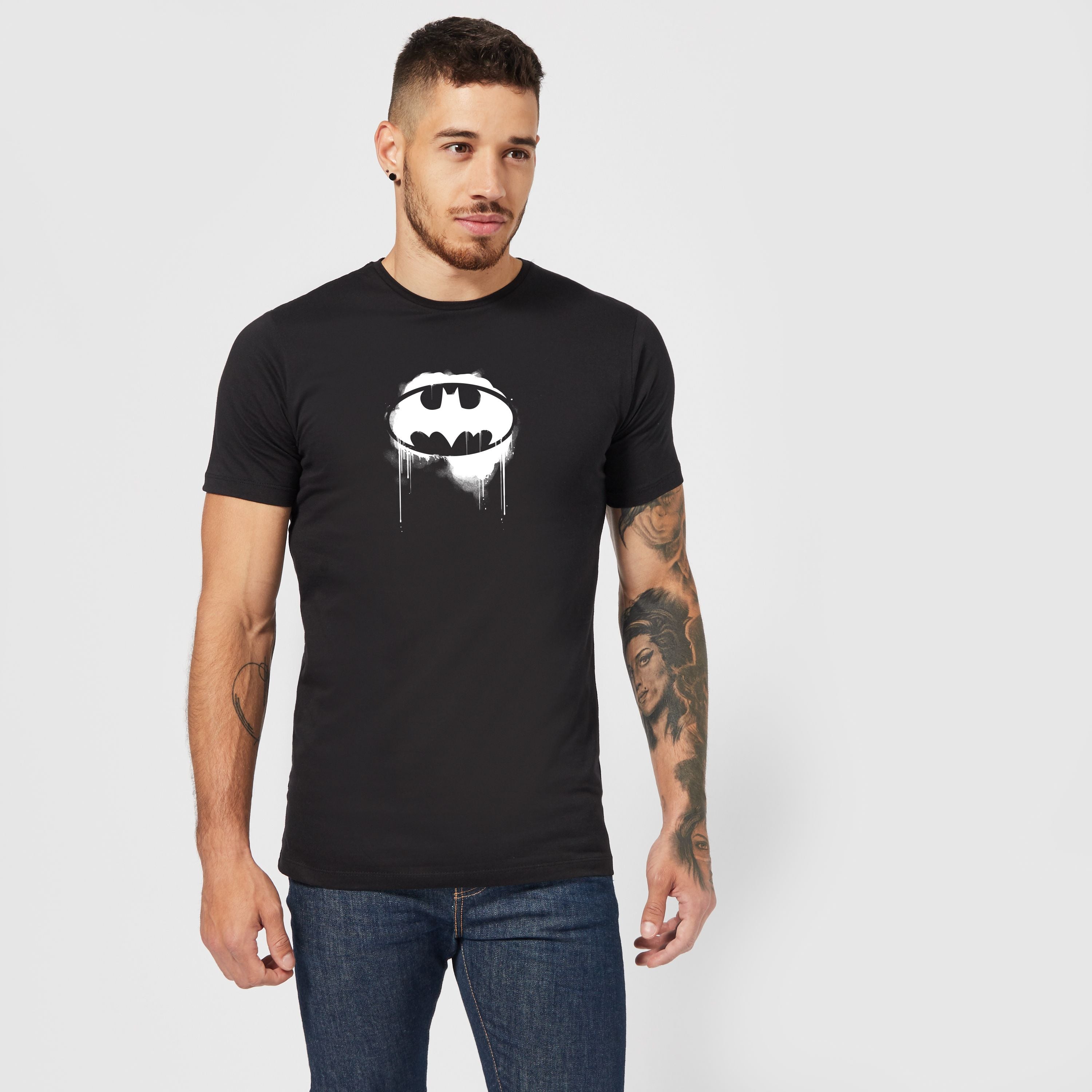Official DC Comics Justice League Graffiti Batman Unisex T-Shirt