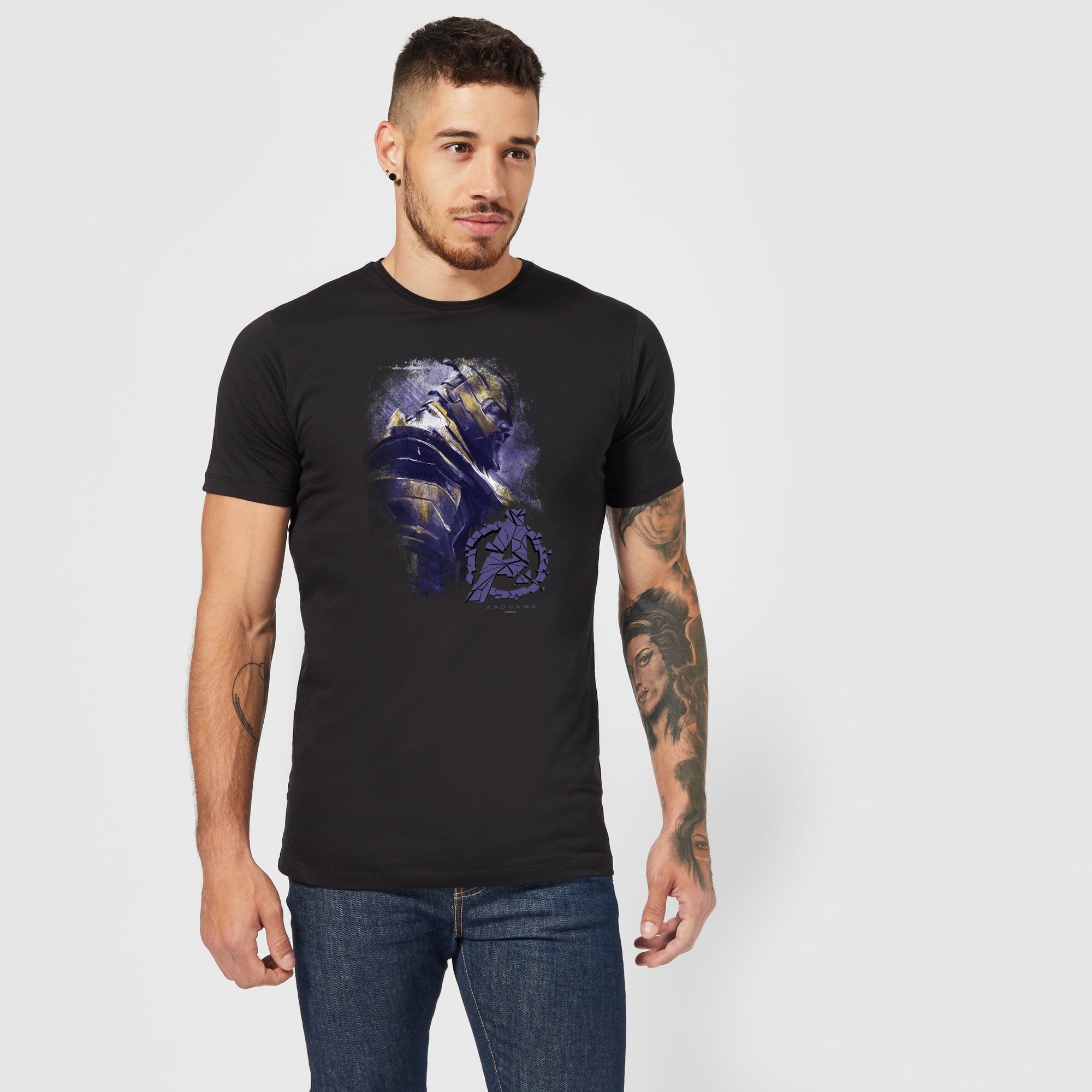 Official Marvel Avengers Endgame Thanos Brushed Unisex T-Shirt