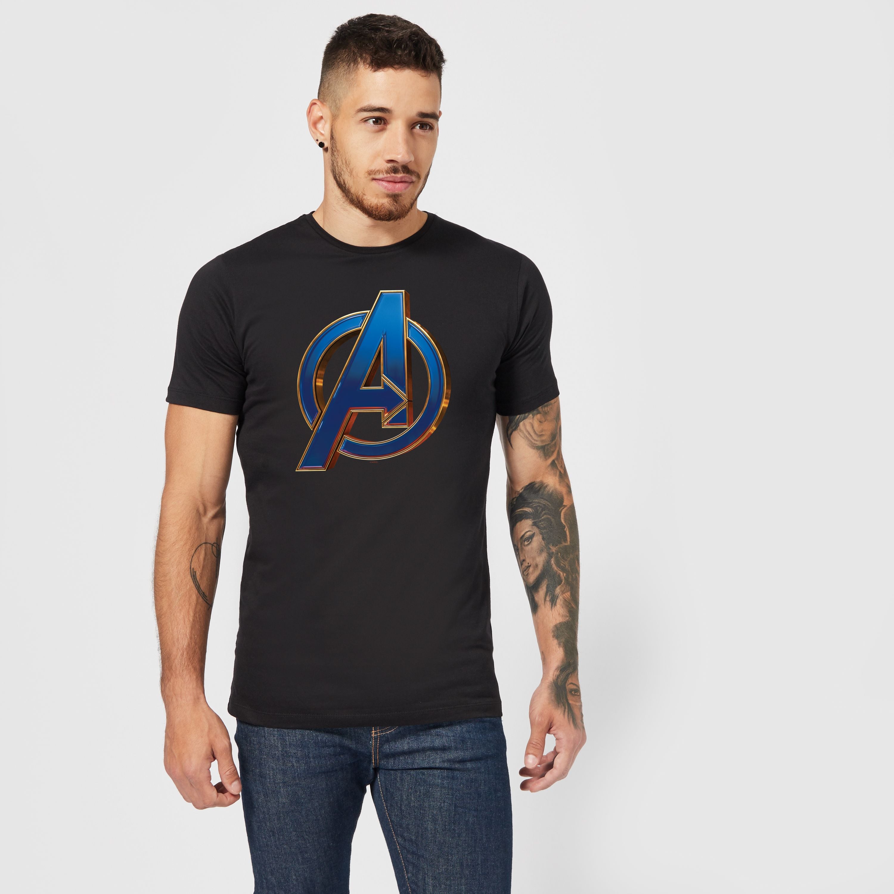 Official Marvel Avengers Endgame Heroic Logo Unisex T-Shirt