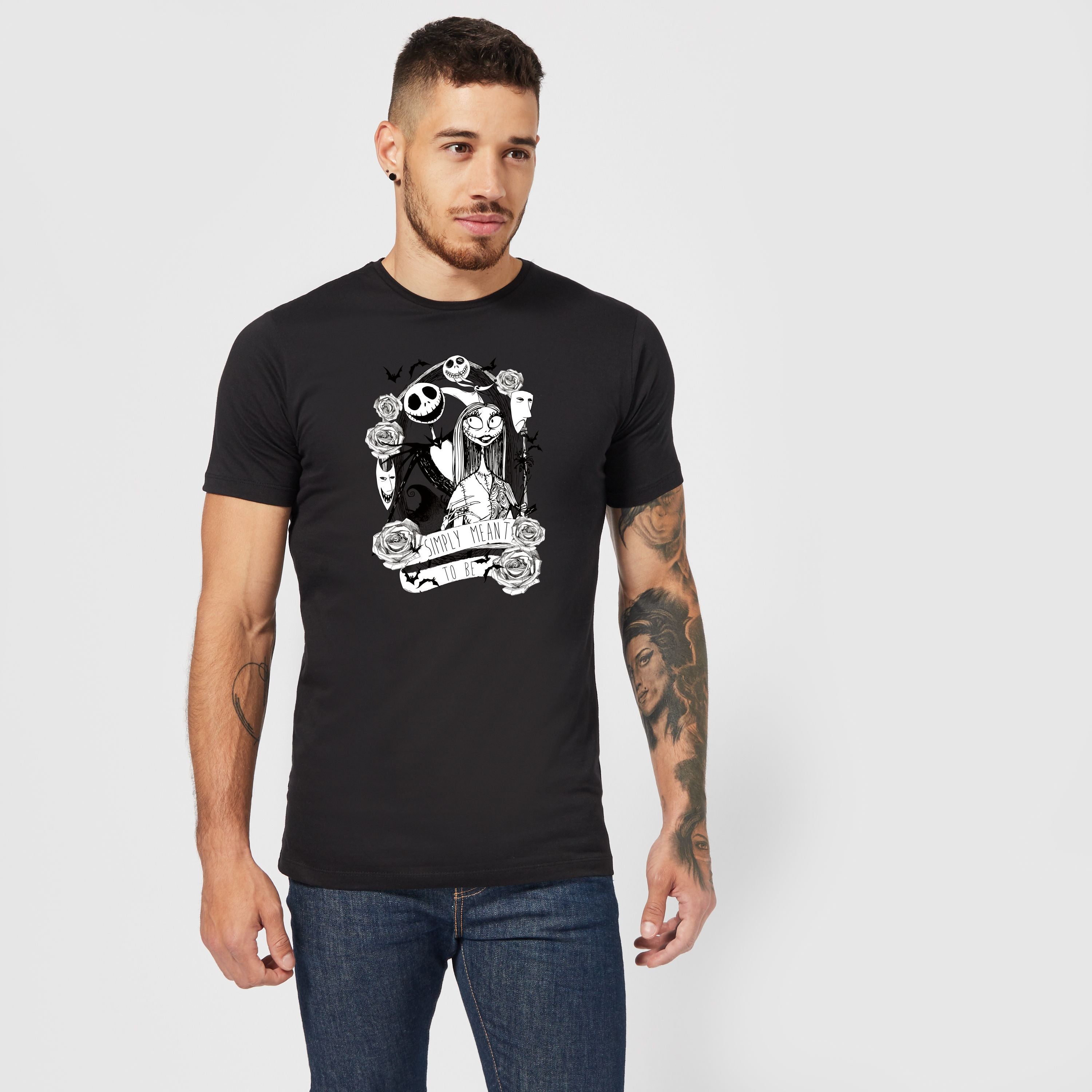 Official The Nightmare Before Christmas Jack Skellington And Sally T-Shirt