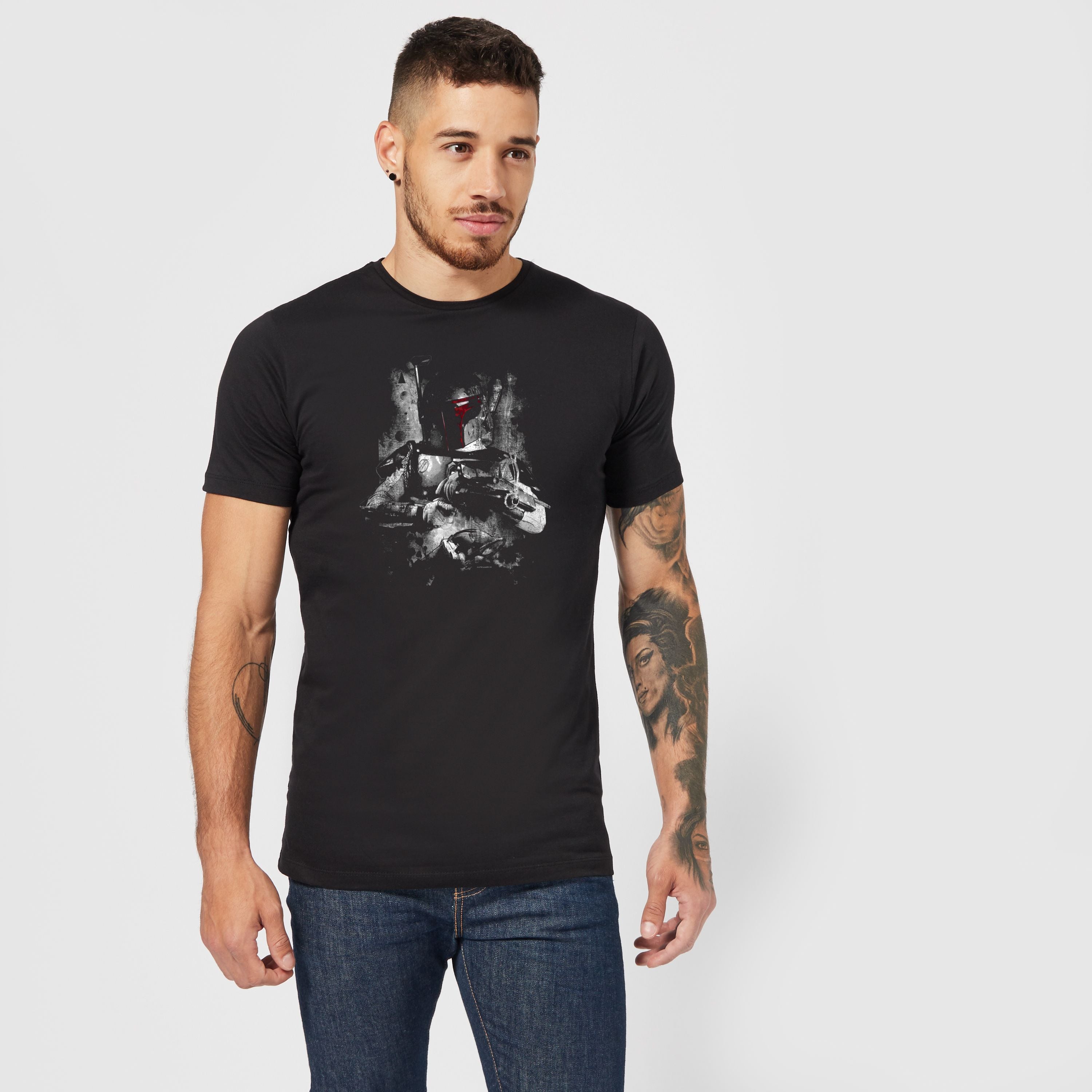 Official Star Wars Boba Fett Distressed Unisex T-Shirt