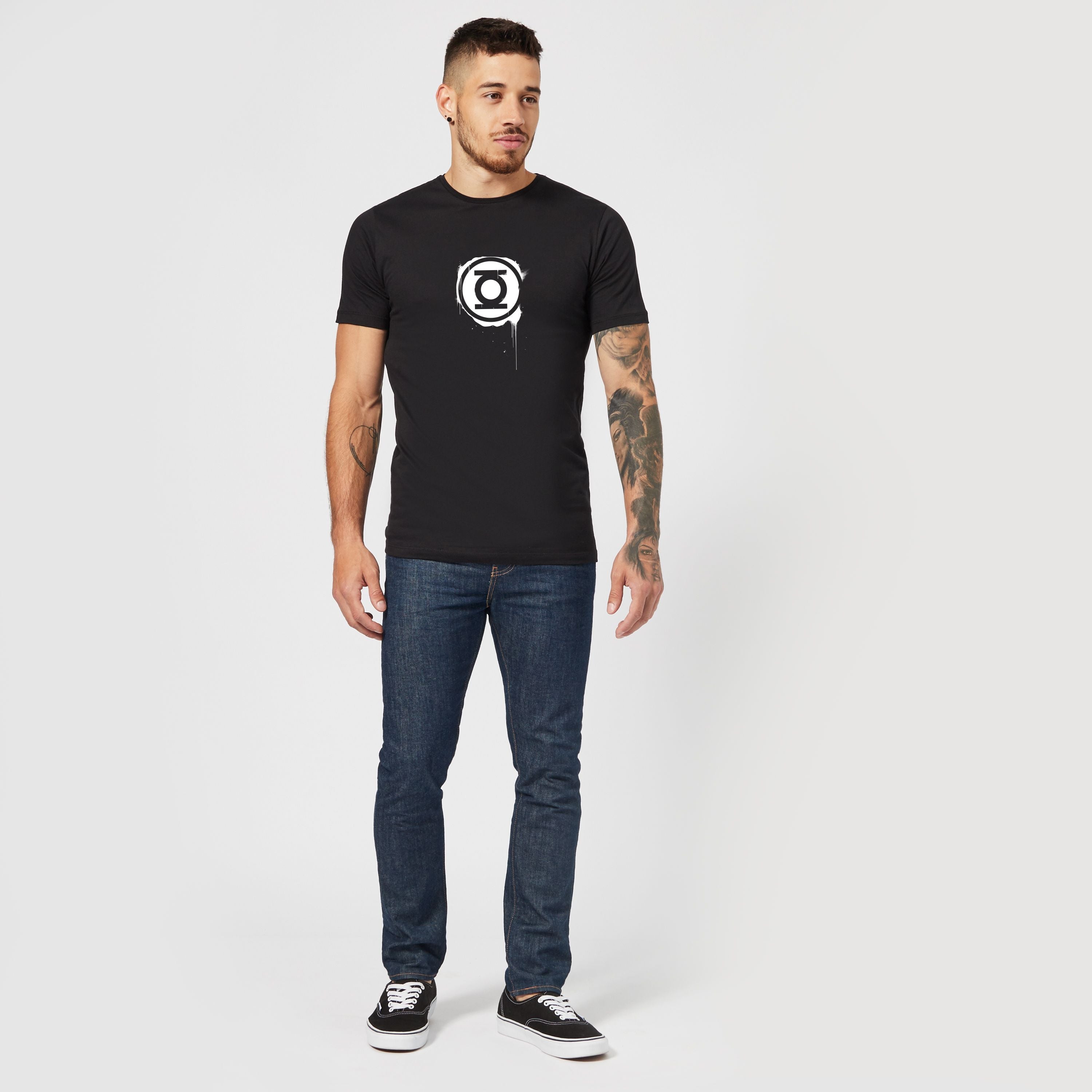 Official DC Comics Justice League Graffiti Green Lantern Unisex T-Shirt