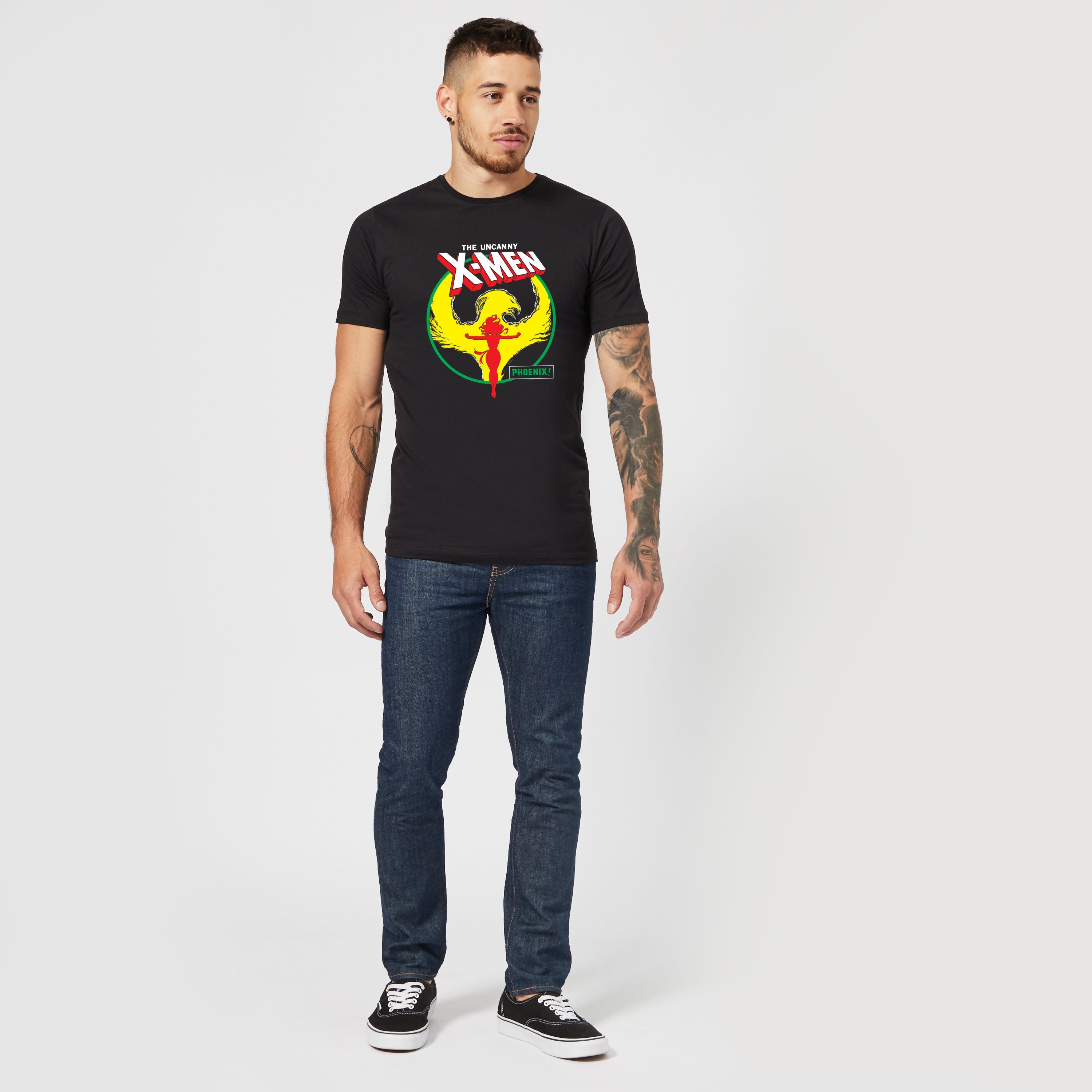 Official Marvel X-Men Dark Phoenix Circle Unisex T-Shirt