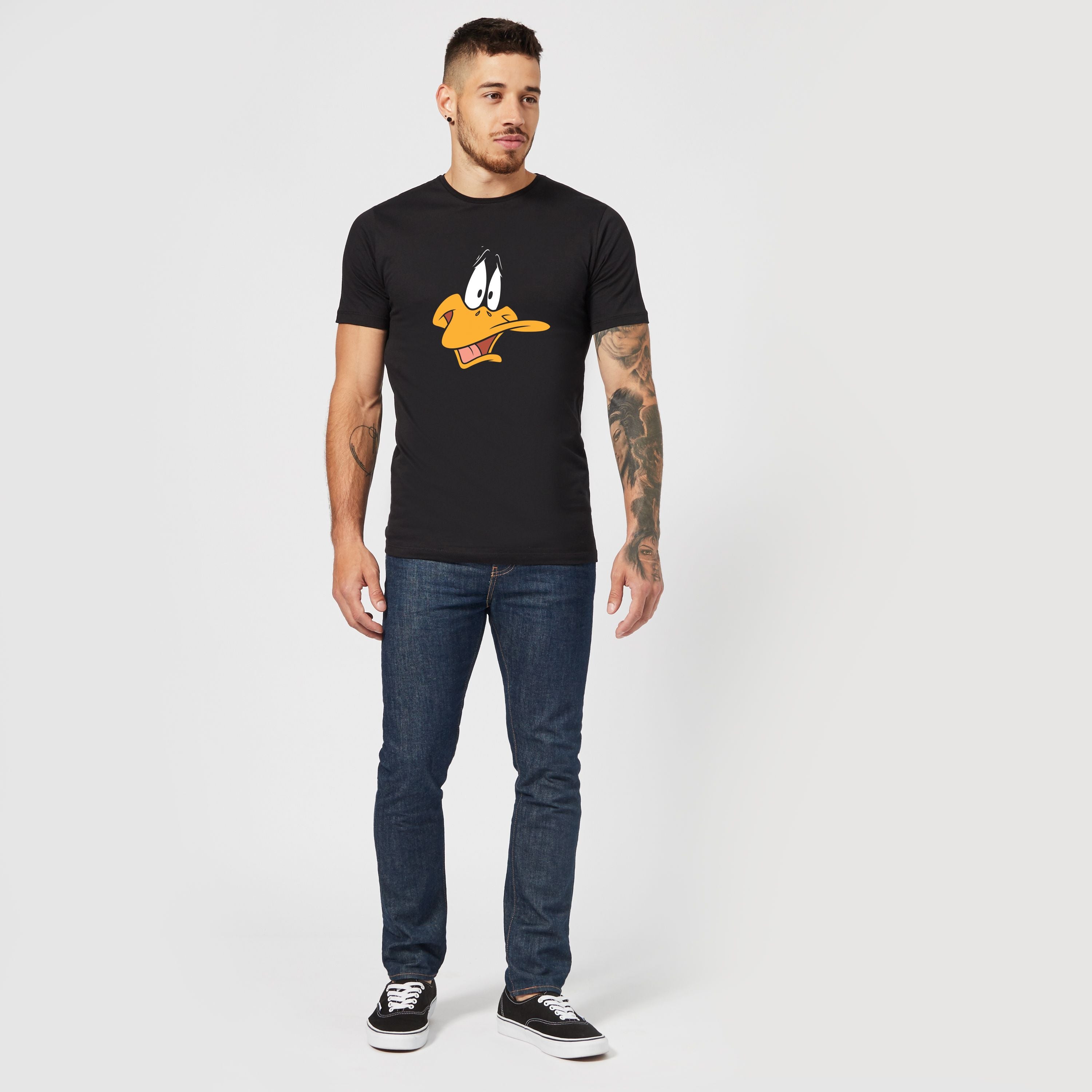 Official Looney Tunes Daffy Duck Face Unisex T-Shirt