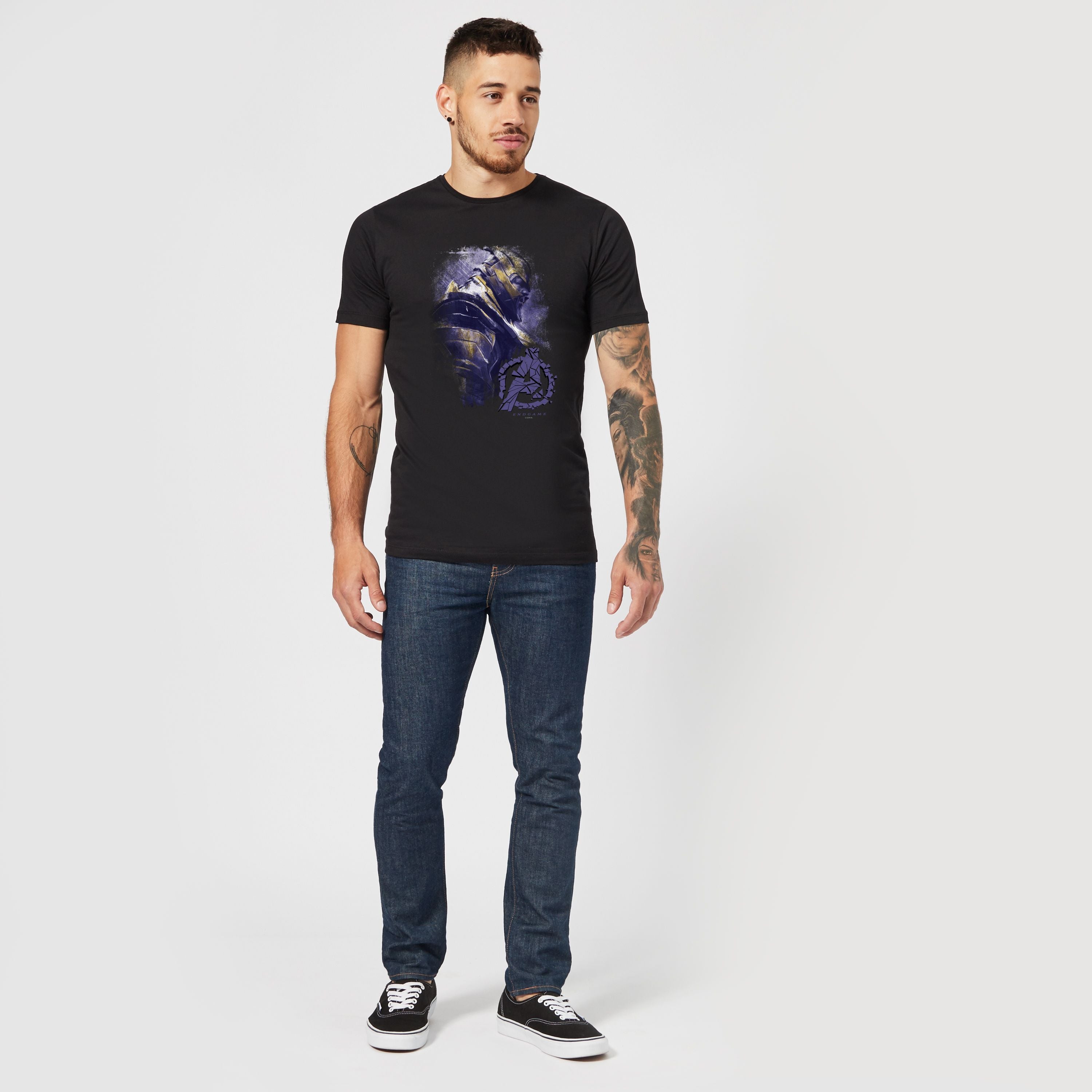 Official Marvel Avengers Endgame Thanos Brushed Unisex T-Shirt