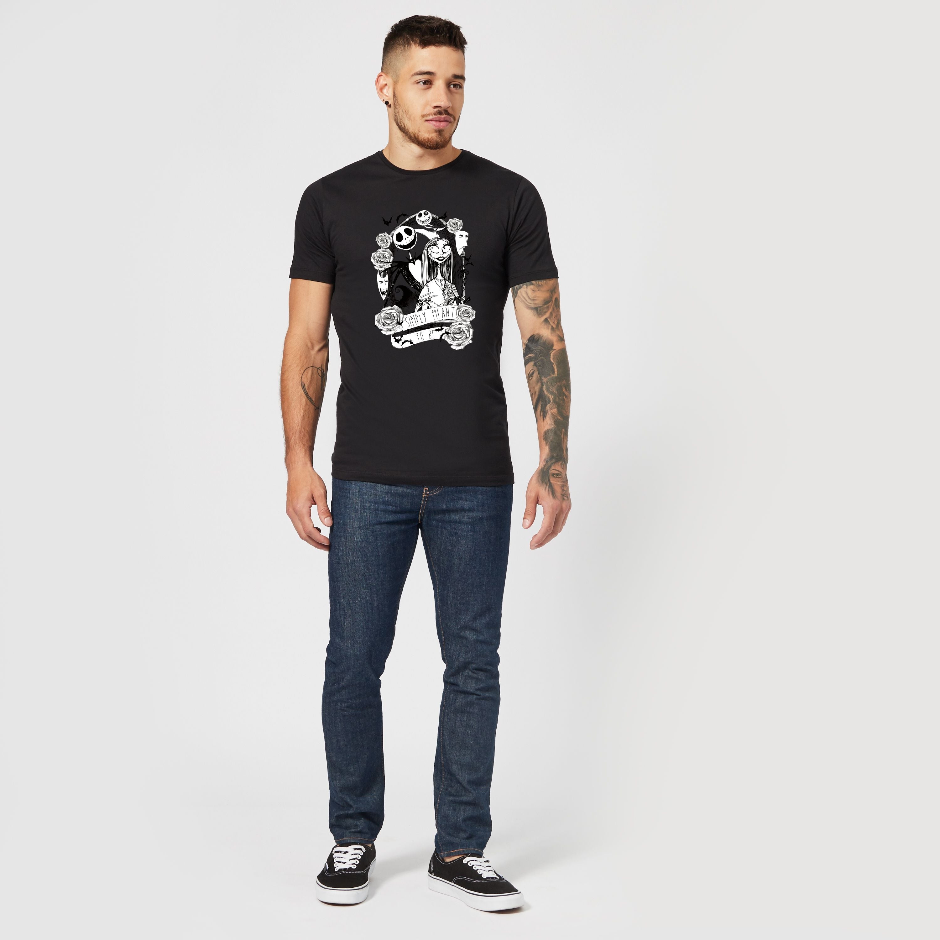 Official The Nightmare Before Christmas Jack Skellington And Sally T-Shirt