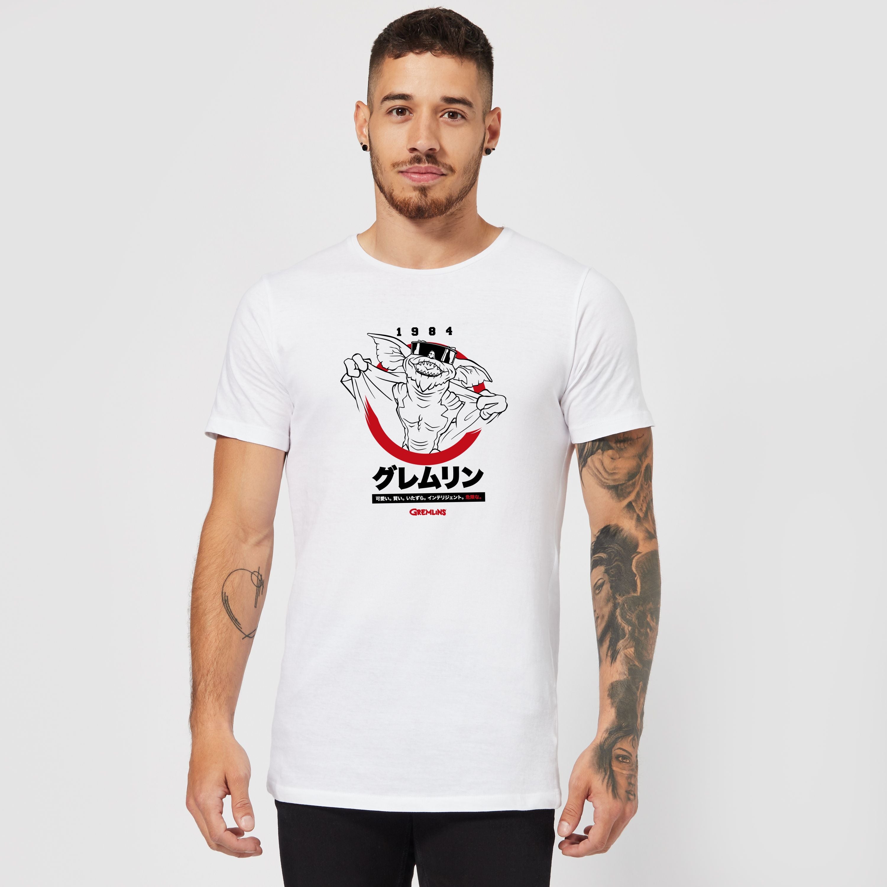 Official Gremlins Flasher Japanese Unisex T-Shirt - White