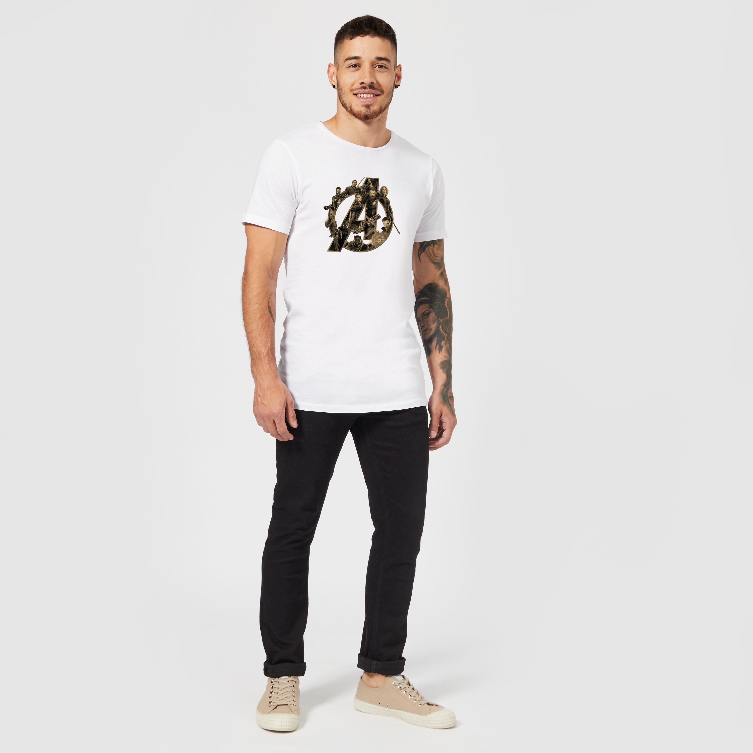 Official Marvel Avengers Infinity War Avengers Logo T-Shirt