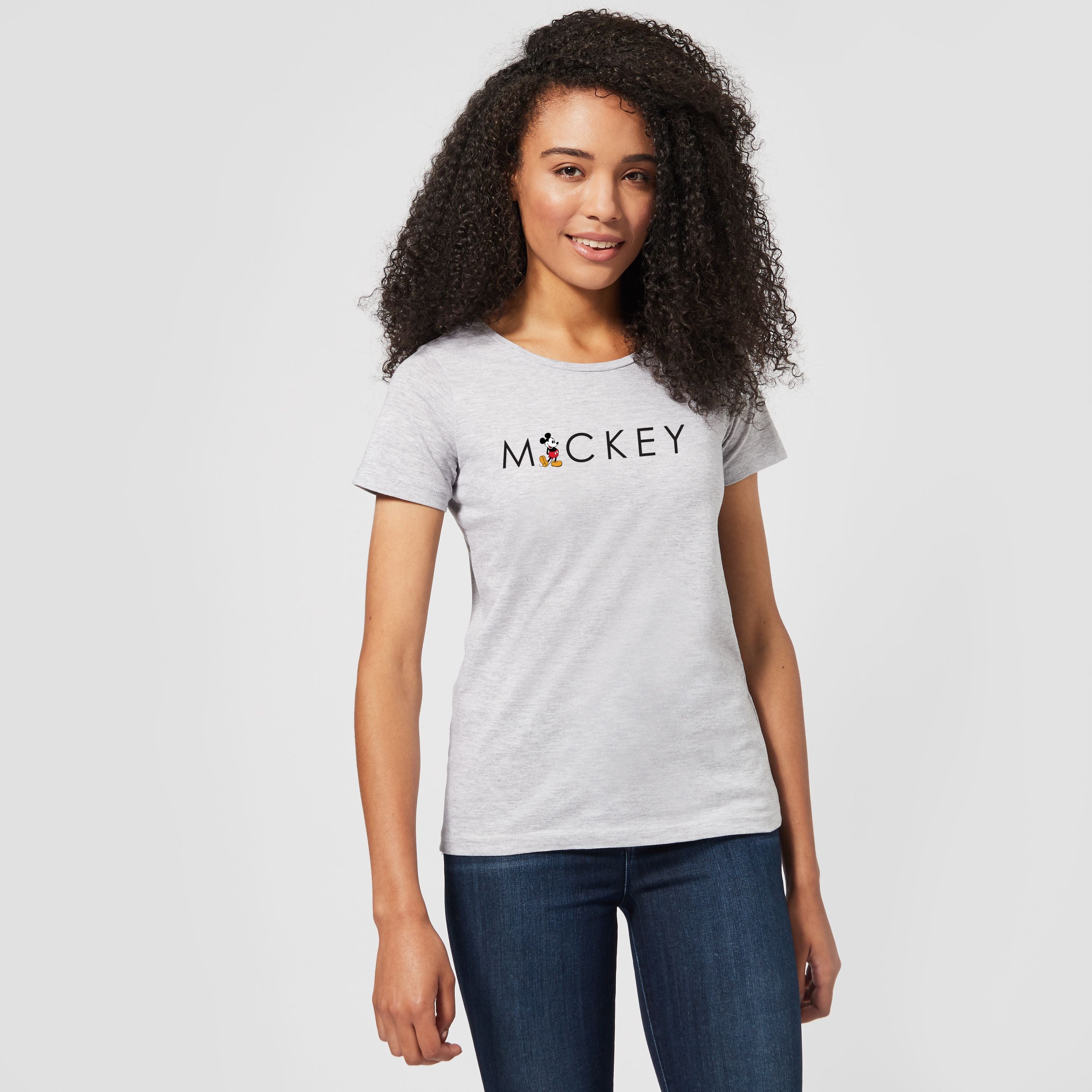 Official Disney Mickey Mouse Kick Letter Women's T-Shirt