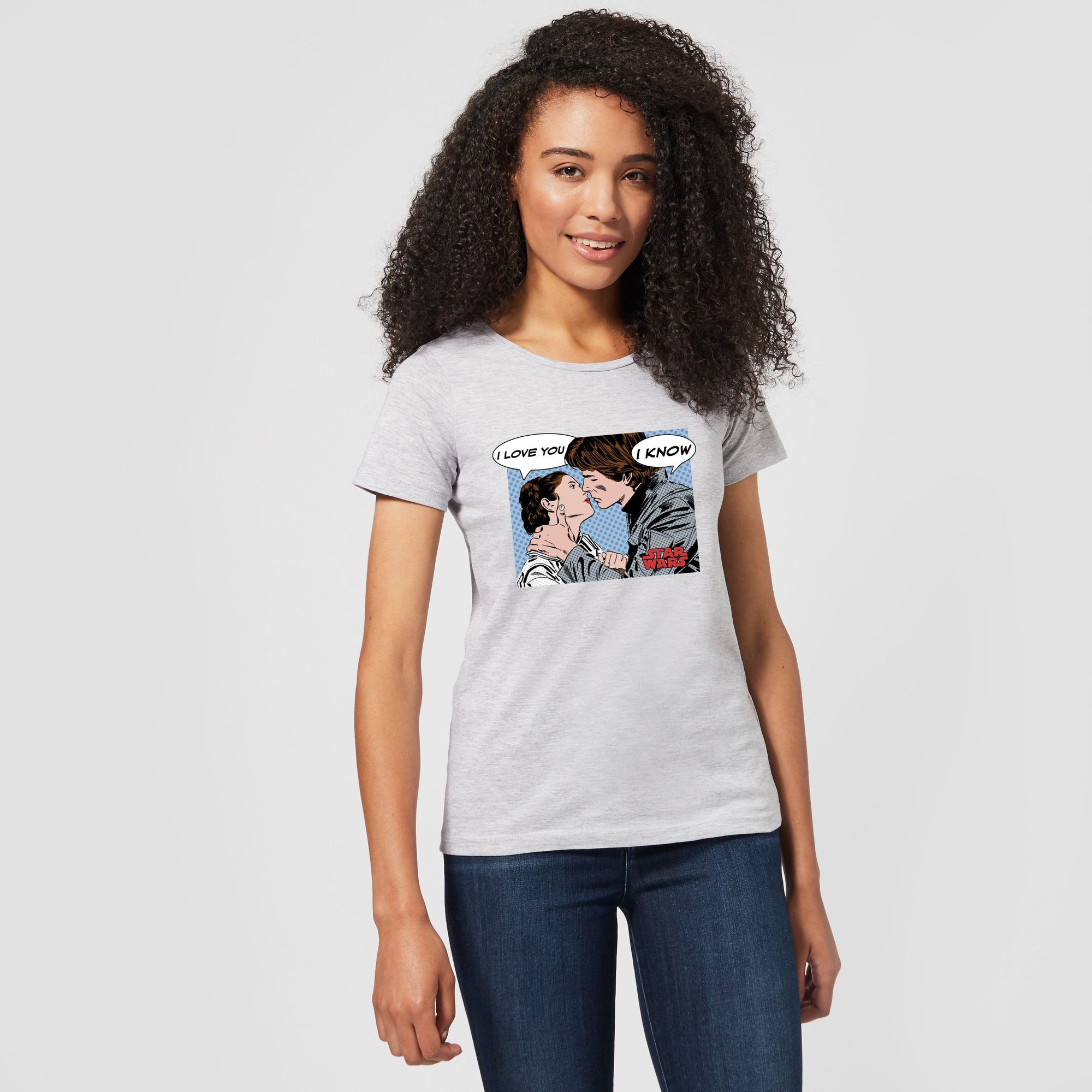 Official Star Wars Leia Han Solo Love Women's T-Shirt