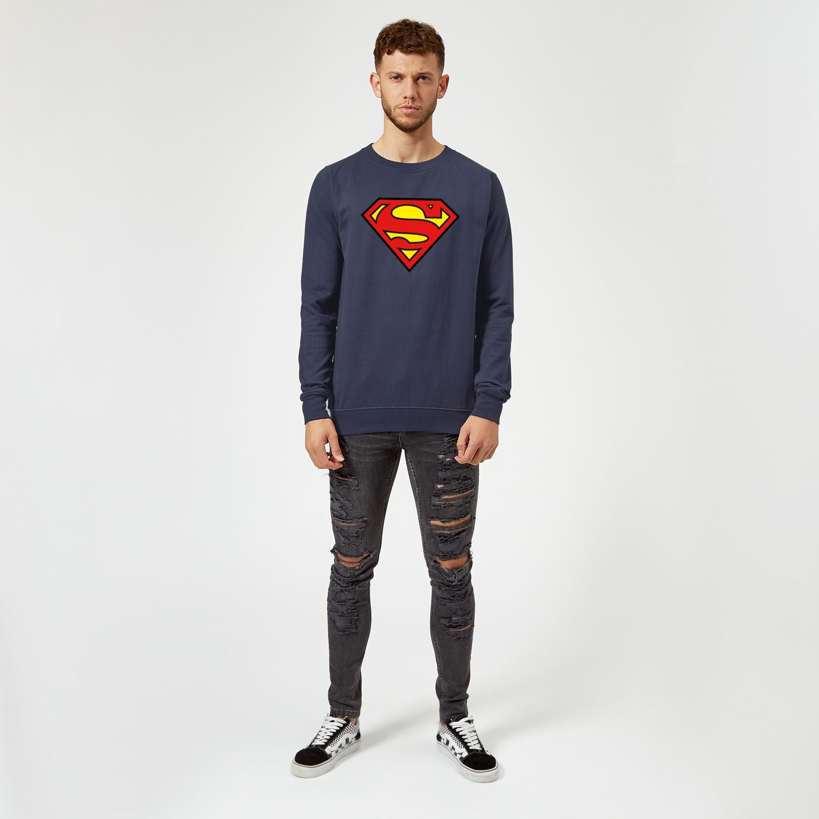 Official DC Comics Justice League Superman Logo Sweatshirt