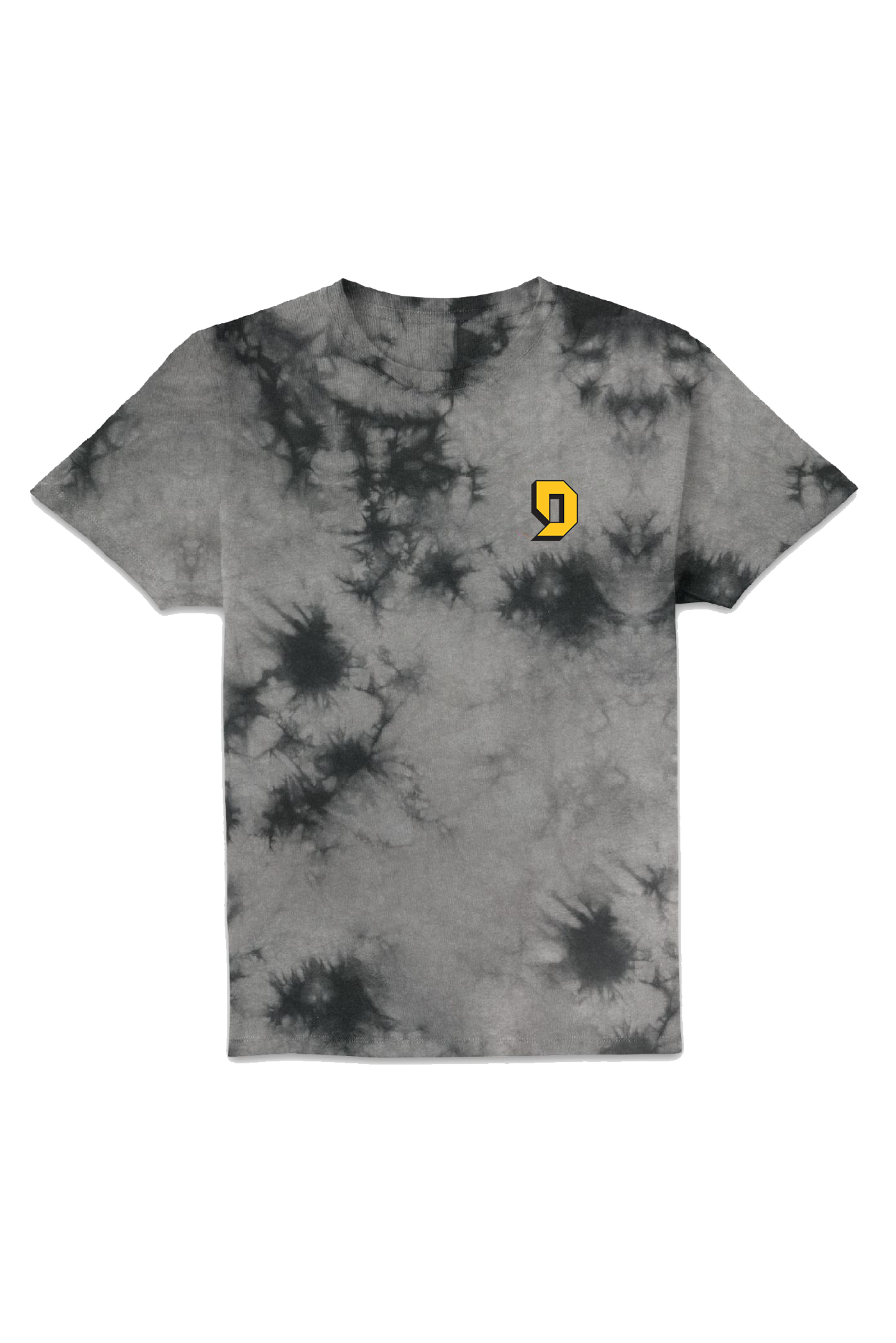 Dazza Short Sleeve T-Shirt - Black Tie Die