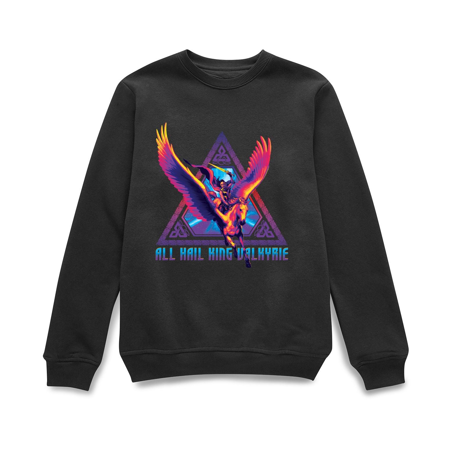 Official Marvel Thor Love and Thunder King Valkyrie Sweatshirt