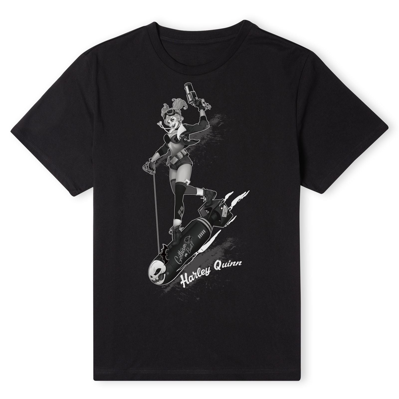 Official DC Comics Batman Harley Quinn Gotham T-Shirt