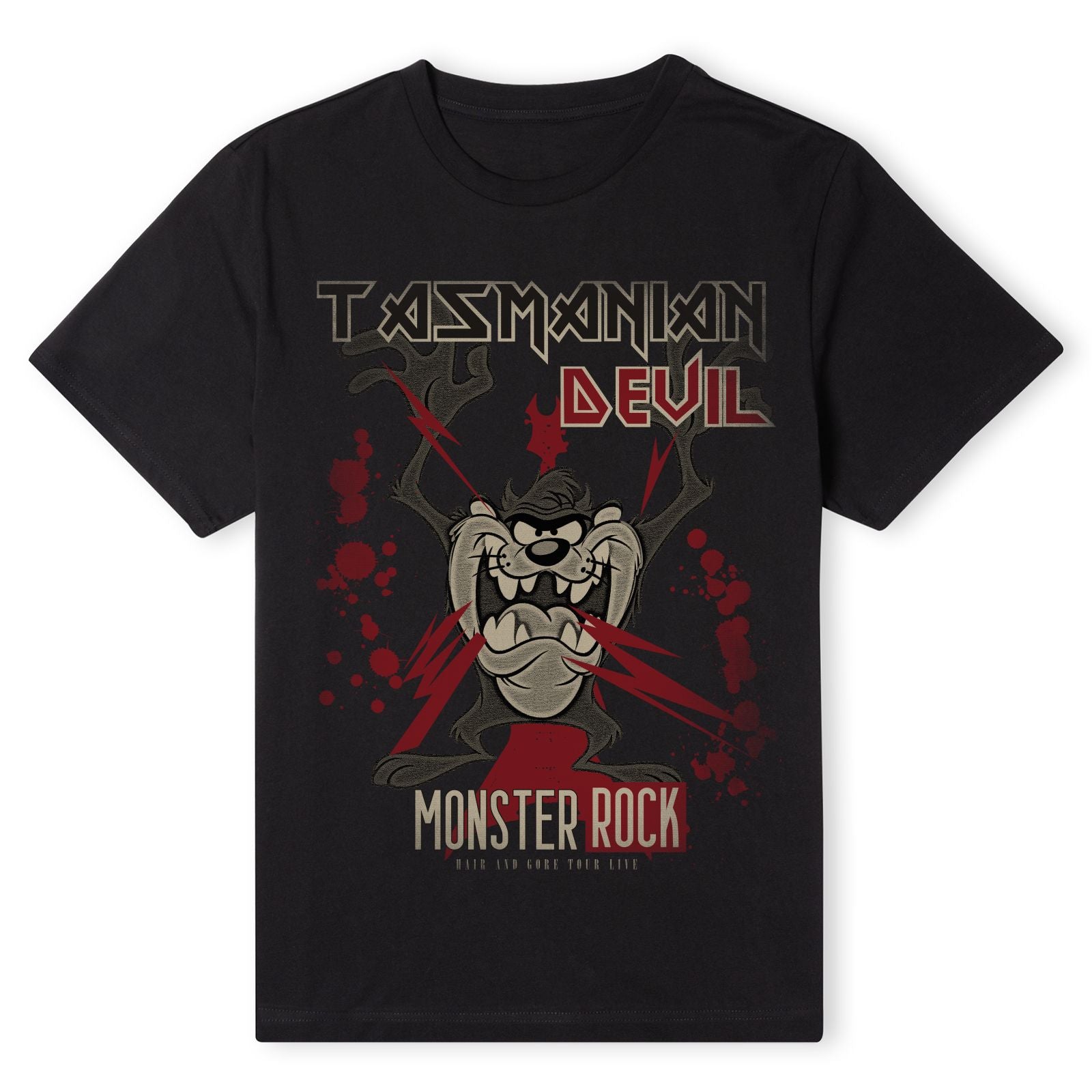 Official Looney Tunes Tasmanian Devil Monster Rock Unisex T-Shirt