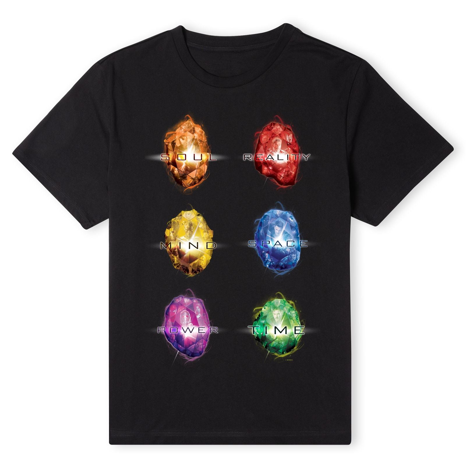 Official Marvel Avengers Infinity Stones Unisex T-Shirt