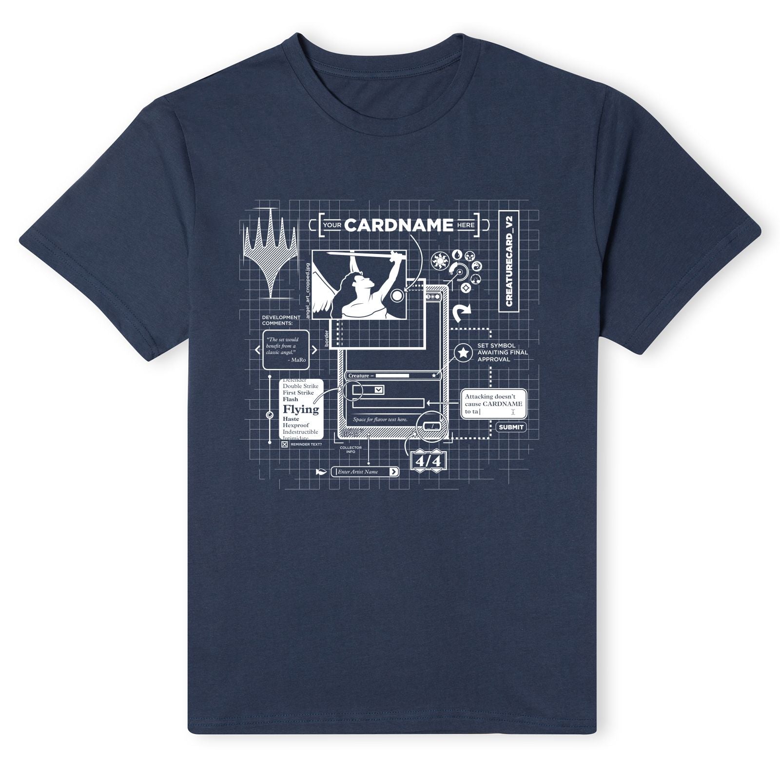 Official Magic The Gathering Card Grid T-Shirt
