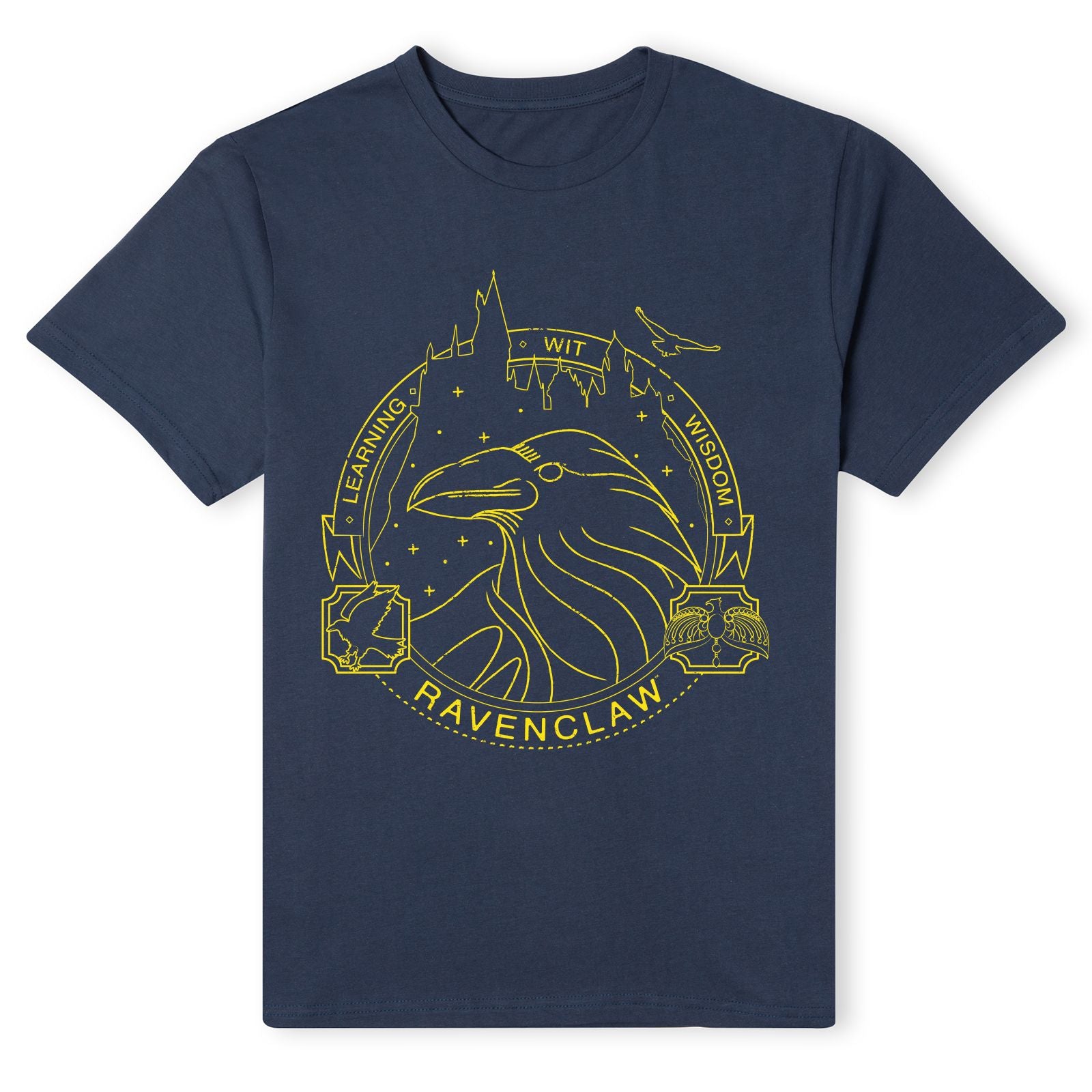 Official Harry Potter Ravenclaw Raven Badge Unisex T-Shirt