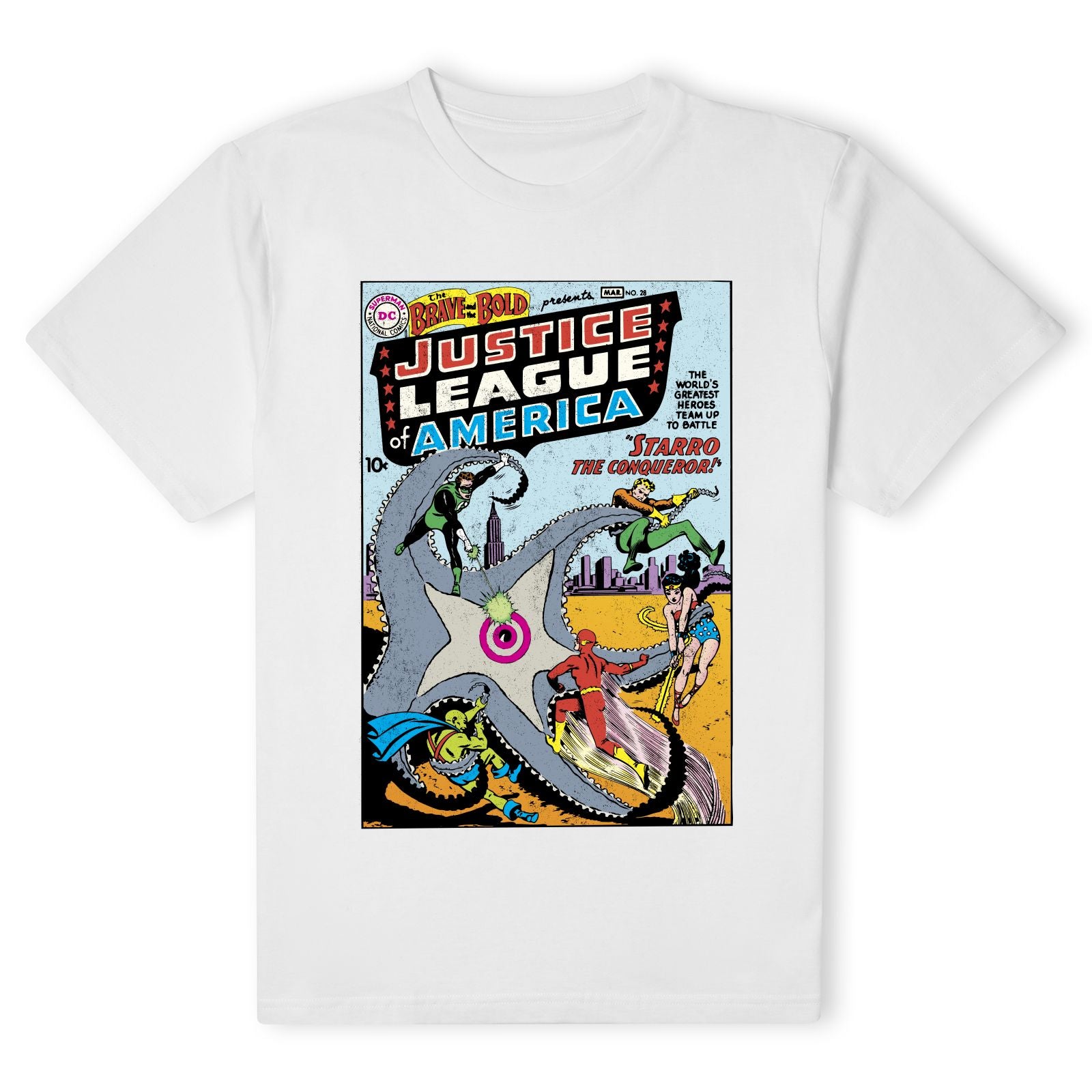 Official DC Comics Justice League Starro The Conqueror Cover Unisex T-Shirt