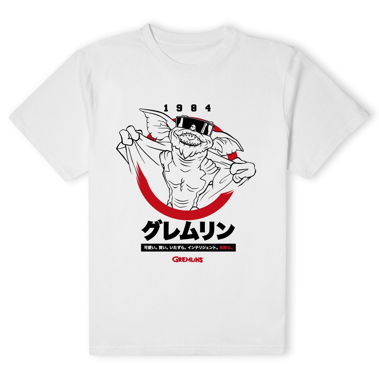 Official Gremlins Flasher Japanese Unisex T-Shirt - White