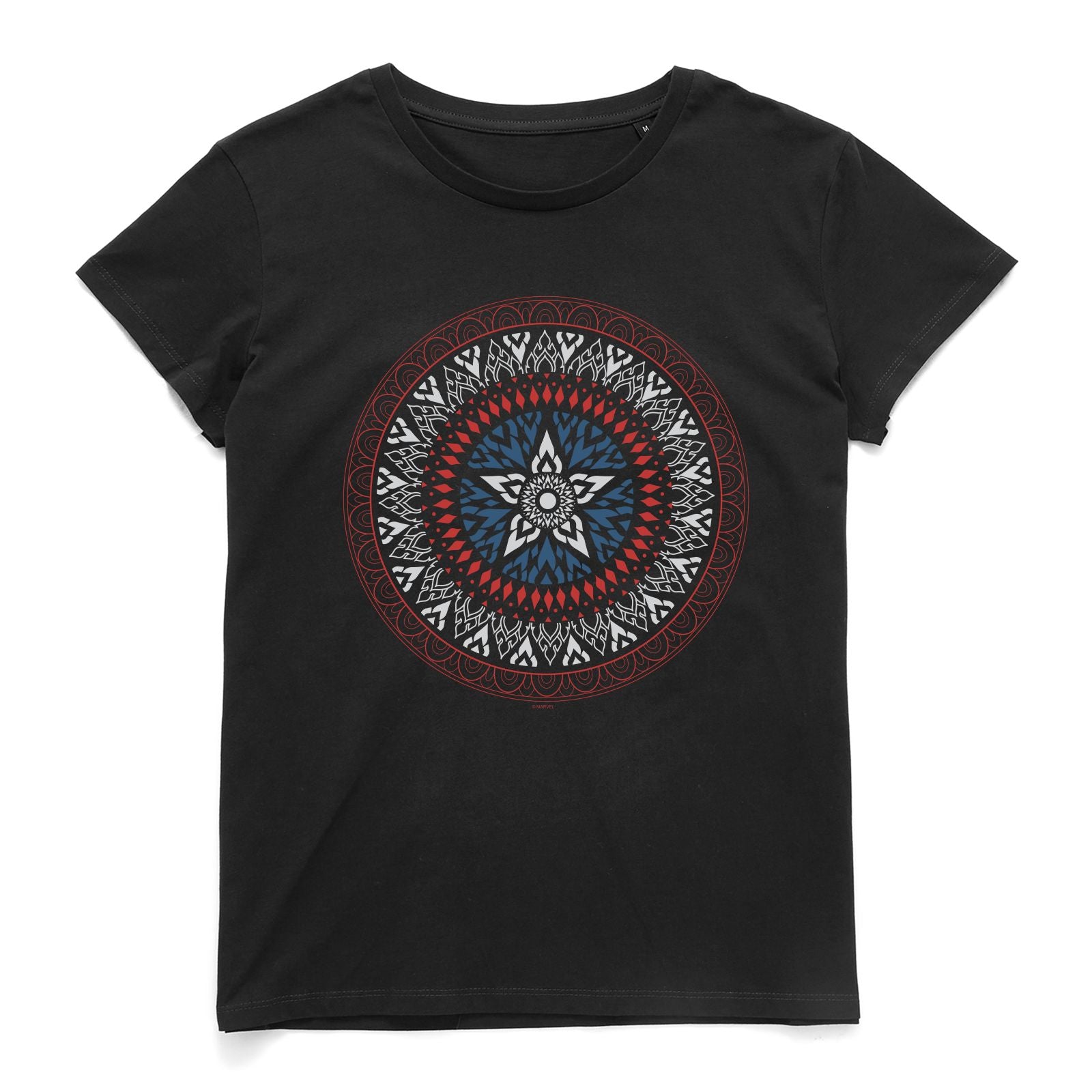 Official Marvel Captain America Oriental Shield Women's T-Shirt