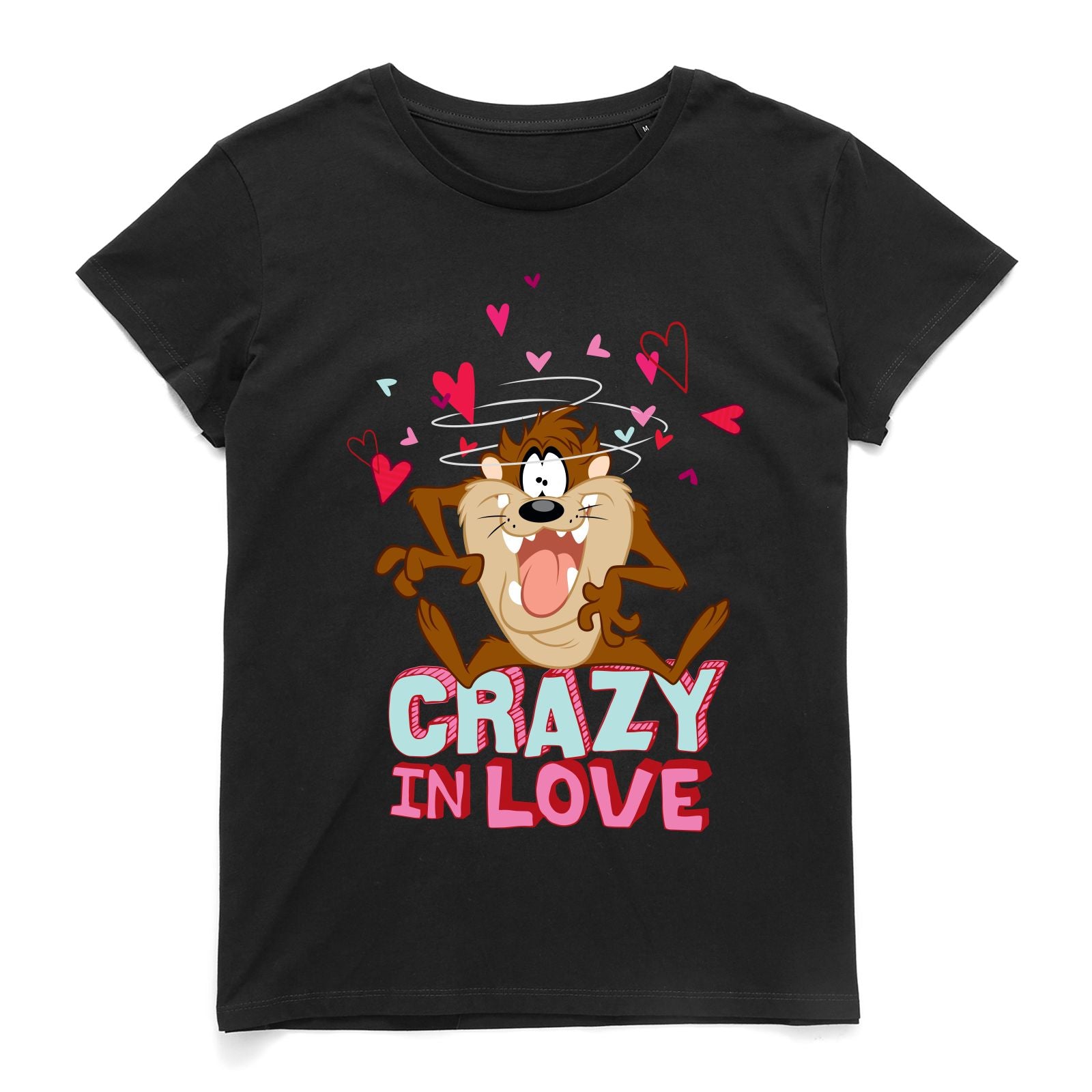 Official Looney Tunes Crazy In Love Tasmanian Devil Women's T-Shirt