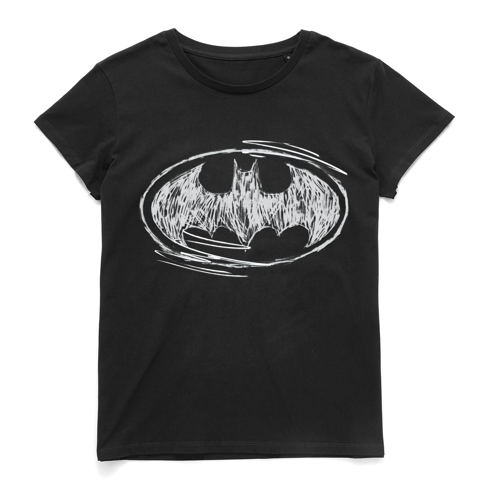 Official DC Comics Batman Sketch Logo Women's T-Shirt