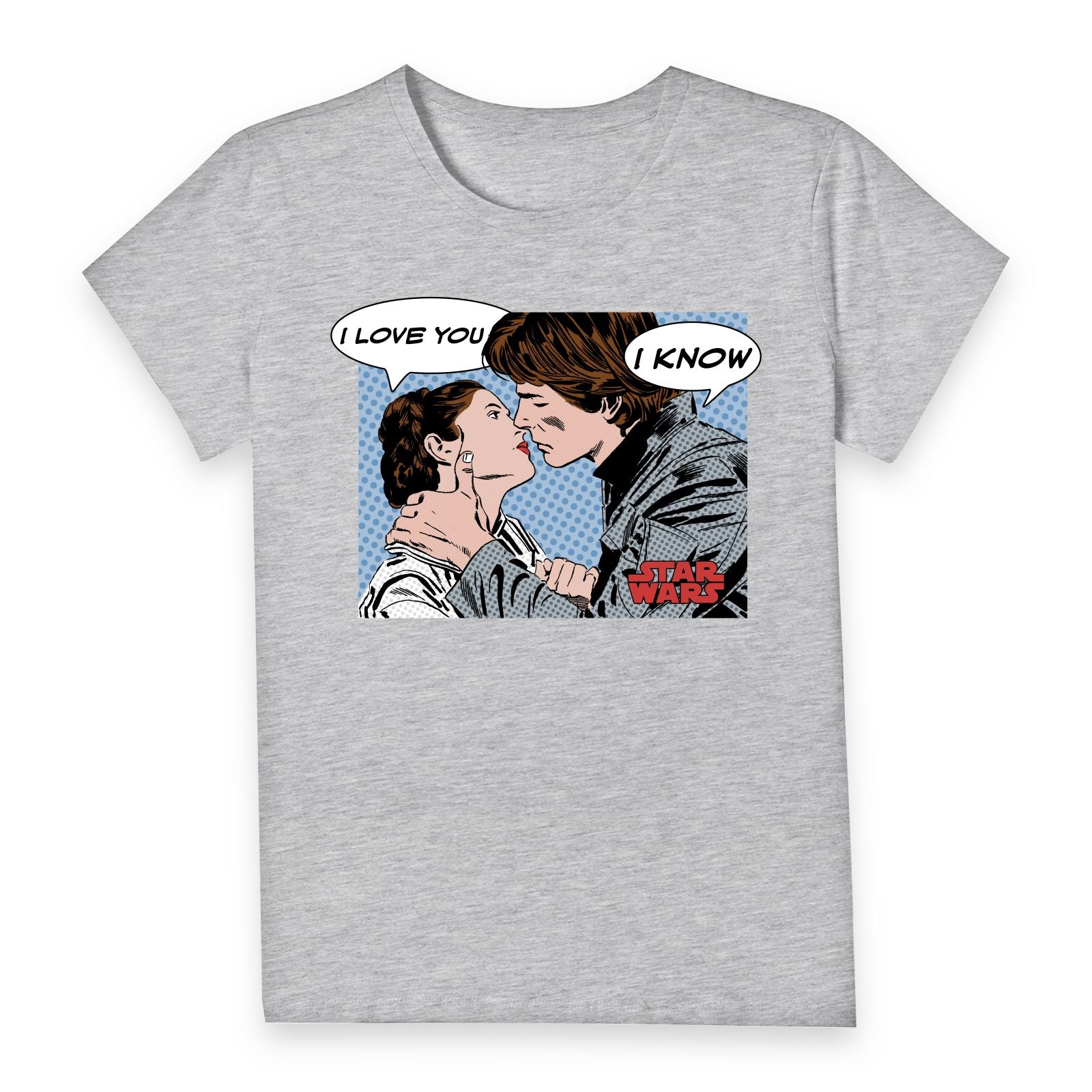 Official Star Wars Leia Han Solo Love Women's T-Shirt