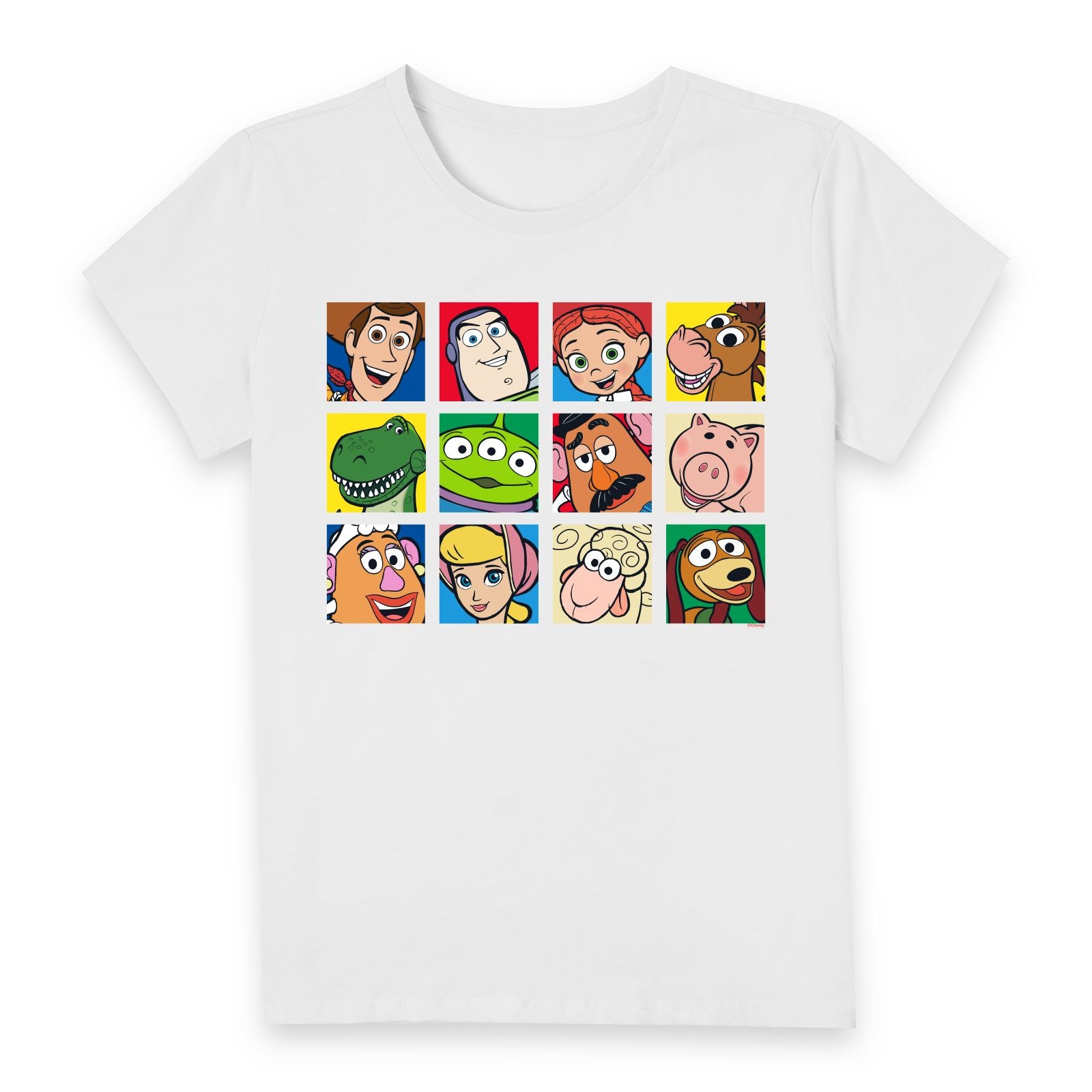 Official Disney Toy Story Face Collage Women's T-Shirt